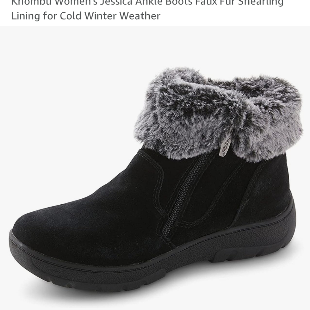 NWOT Khombu Ankle Boots - Picture 8 of 8